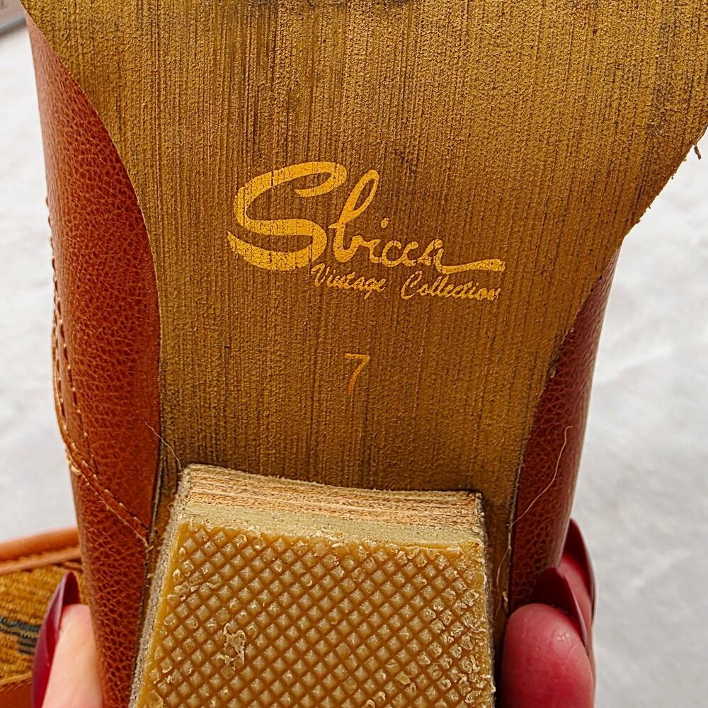 Sbicca Ankle Boots 7 Tan Leather Embroidered Tribal Boho Western Festival Desert - Picture 8 of 13